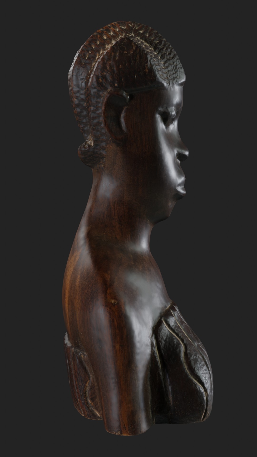 African wooden figurine preview image 3